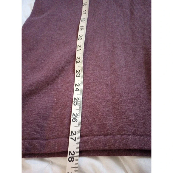 J Jill Silk Blend Top Size L Purple Button Long Sleeve Shirt NWT - Picture 9 of 9